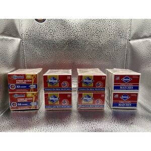 Lot Diamond Strike On Box Matches 10 &‎ 12 Packs Sealed USA Made 42 Boxes